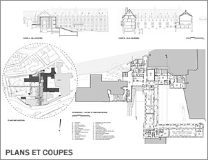 Le Monastère des Augustines - Plans et coupes